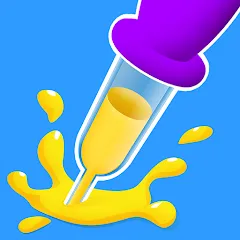 Скачать взлом Paint Dropper: draw puzzle (Пэйнт Дроппер) [МОД Unlimited Money] на Андроид