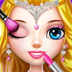 Скачать взлом Princess Makeup Salon  [МОД Unlimited Money] на Андроид