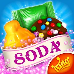 Скачать взлом Candy Crush Soda Saga (Кенди Краш Сода Сага)  [МОД Меню] на Андроид
