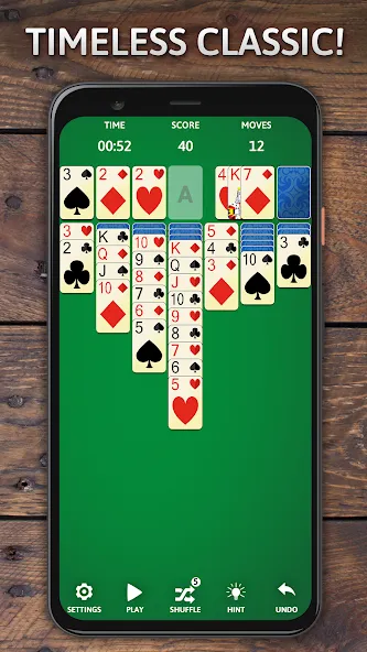 Solitaire Classic Era Games  [МОД Все открыто] Screenshot 1