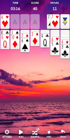 Solitaire Classic Era Games  [МОД Все открыто] Screenshot 5