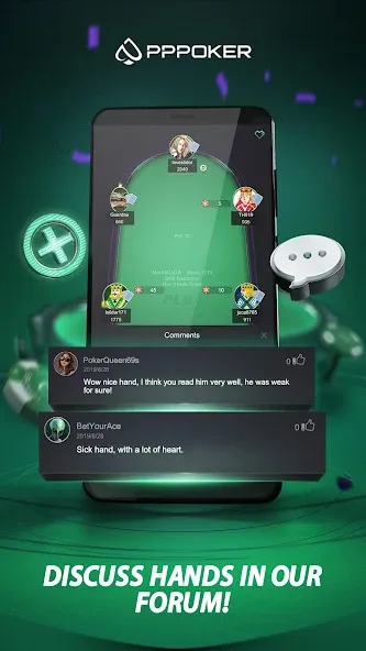 PPPoker-Home Games  [МОД Меню] Screenshot 5
