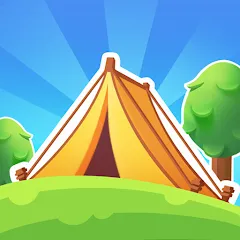 Скачать взлом Campsite Craze: Puzzle Merge (Кемпинговая Лихорадка)  [МОД Menu] - полная версия apk на Андроид