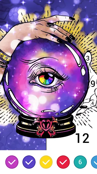 Magic Paint: Color by number (Магик Пейнт)  [МОД Все открыто] Screenshot 4