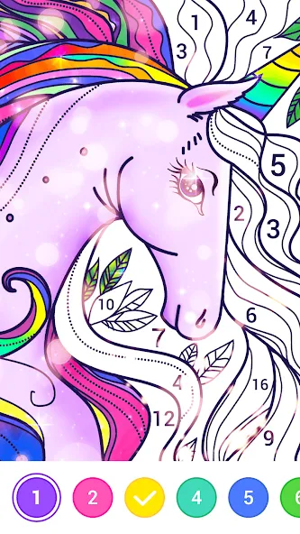 Magic Paint: Color by number (Магик Пейнт)  [МОД Все открыто] Screenshot 5