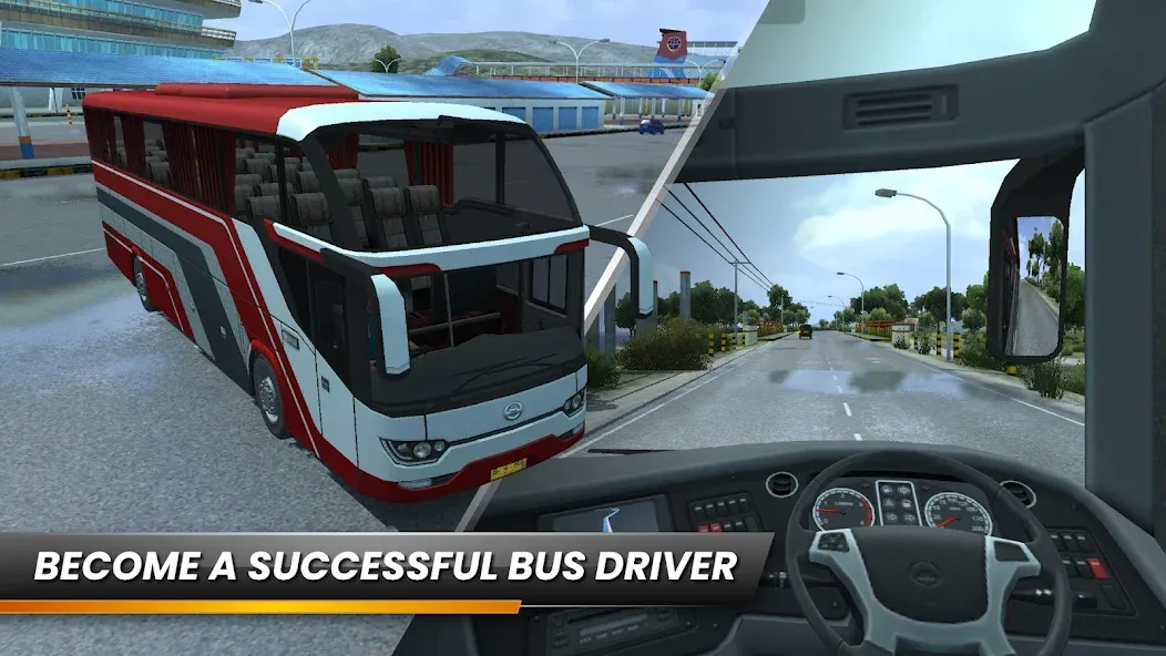Bus Simulator Indonesia (Бус Симулятор Индонезия)  [МОД Бесконечные деньги] Screenshot 1