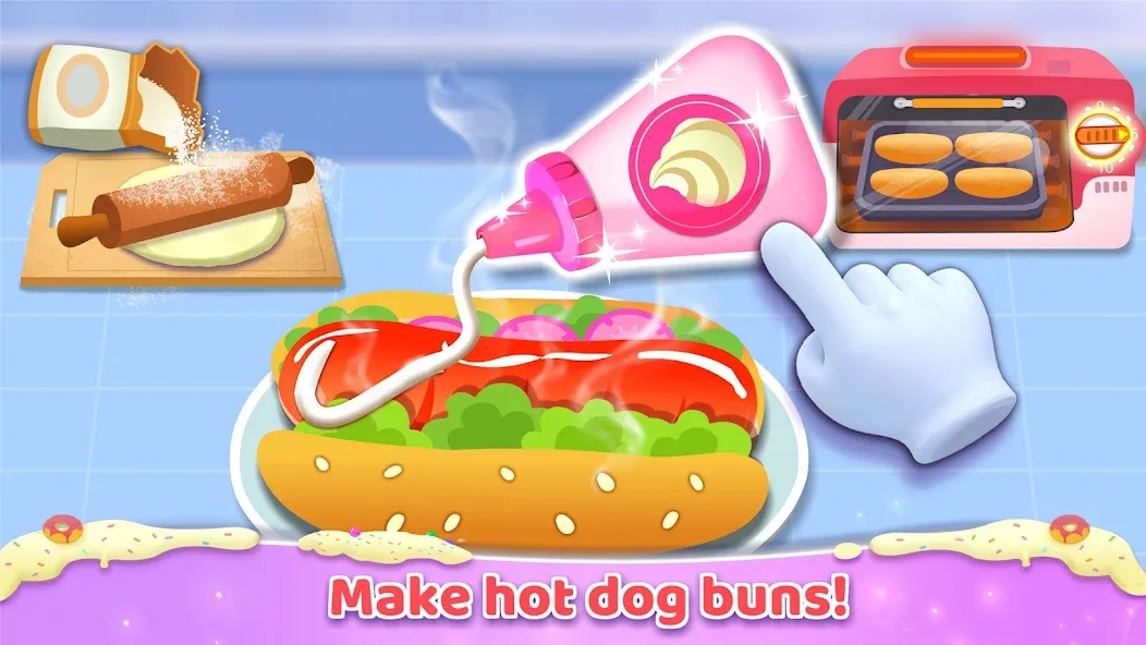 Little Panda: Sweet Bakery  [МОД Много монет] Screenshot 4