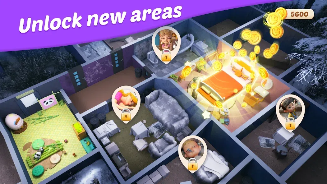 Matchington Mansion (Матчингтон Меншн)  [МОД Unlocked] Screenshot 1