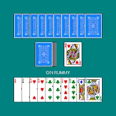 Скачать взлом Gin Rummy (Джин Рамми)  [МОД Unlocked] на Андроид