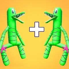 Скачать взломанную Merge Monster Squad (Мердж Рейнбоу)  [МОД Unlocked] - стабильная версия apk на Андроид