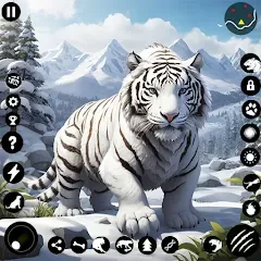Скачать взлом Arctic White Tiger Family Sim [МОД Unlocked] на Андроид