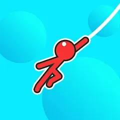Скачать взлом Stickman Hook [МОД Бесконечные монеты] на Андроид