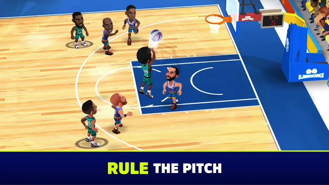 Mini Basketball (Мини баскетбол)  [МОД Бесконечные монеты] Screenshot 2