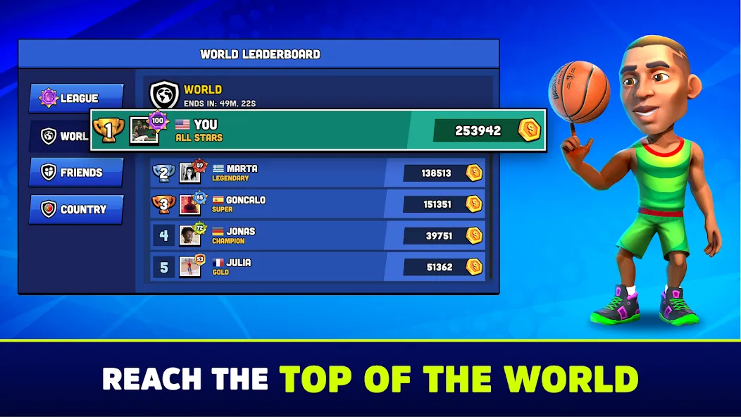 Mini Basketball (Мини баскетбол)  [МОД Бесконечные монеты] Screenshot 4