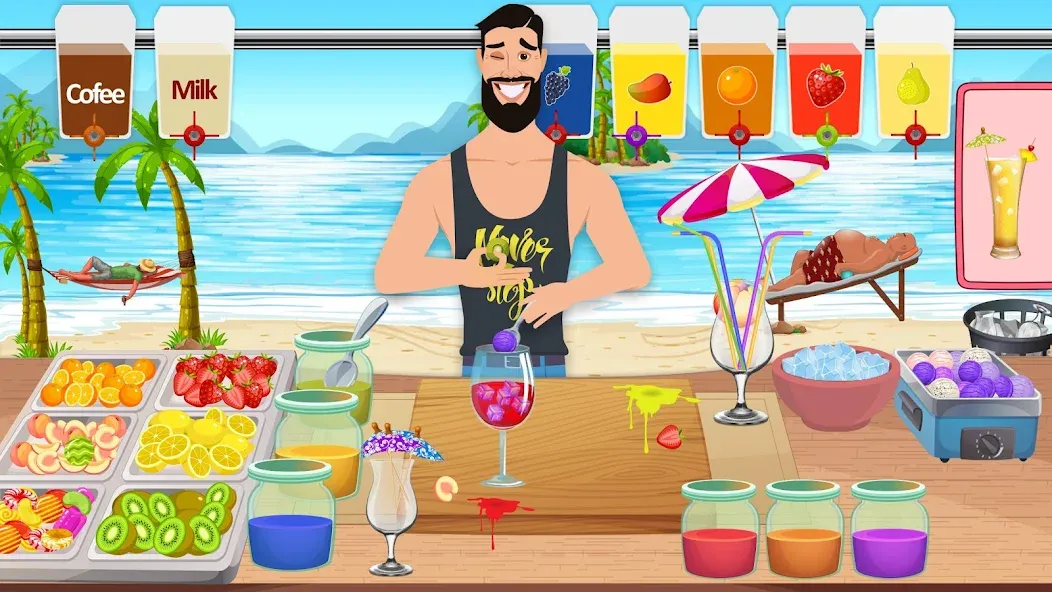 Boba cocktail:DIY recipe games  [МОД Все открыто] Screenshot 2
