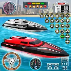 Скачать взлом Speed Boat Racing: Boat games [МОД Все открыто] на Андроид
