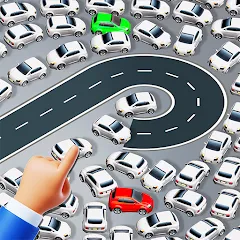 Скачать взлом Parking Jam: Car Parking Games (Паркинг Джем)  [МОД Unlimited Money] на Андроид