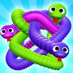 Скачать взлом Tangled Snakes Puzzle Game (Танглед Снейк 3Д) [МОД Бесконечные деньги] на Андроид