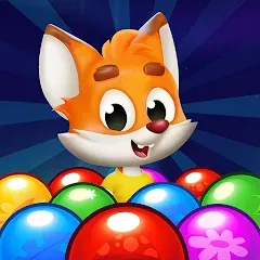 Скачать взлом Bubble Friends Bubble Shooter [МОД Бесконечные монеты] на Андроид