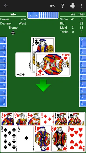 Pinochle - Expert AI (Пиночле)  [МОД Меню] Screenshot 1