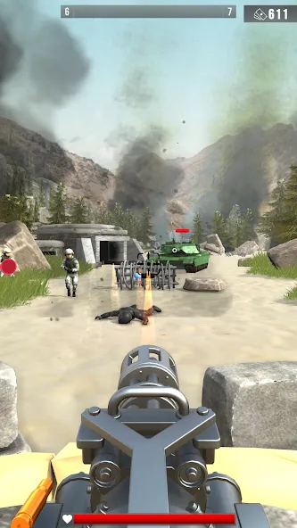 Infantry Attack: War 3D FPS (Инфантерийская атака)  [МОД Mega Pack] Screenshot 2