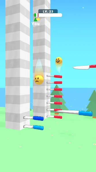 Ball Up: Knife Racing (Болл Ап)  [МОД Mega Pack] Screenshot 2