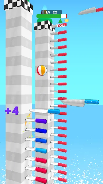 Ball Up: Knife Racing (Болл Ап)  [МОД Mega Pack] Screenshot 3