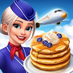 Скачать взлом Airplane Chefs - Cooking Game (Эйрплейн Чефз)  [МОД Unlocked] на Андроид