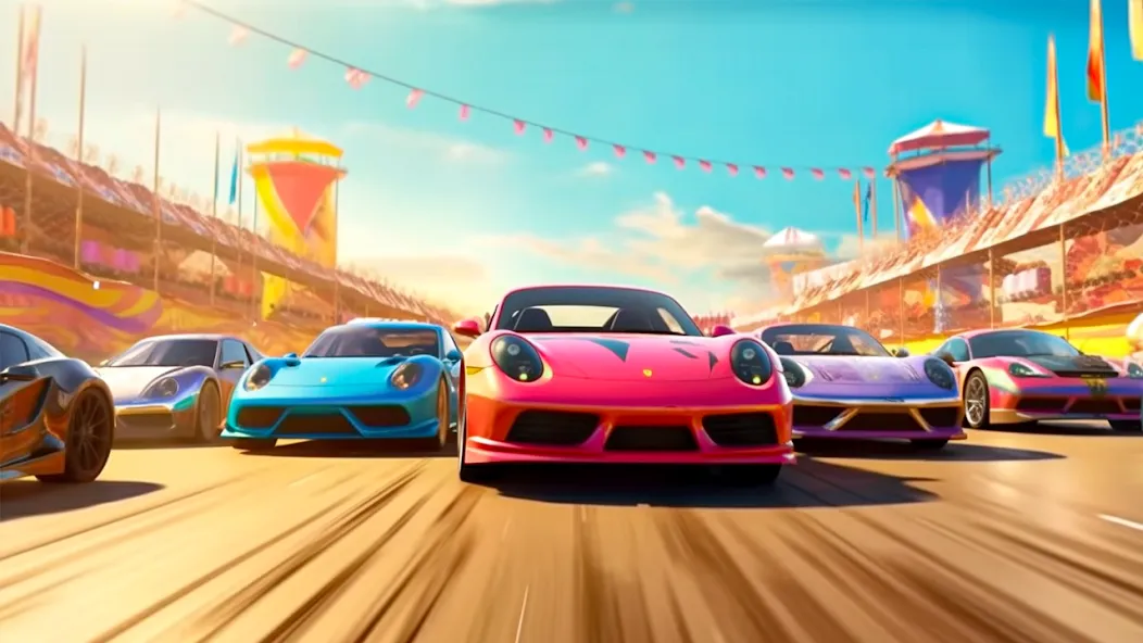 Extreme Car Drag Racing (Экстремальные гонки драгстеров)  [МОД Menu] Screenshot 2