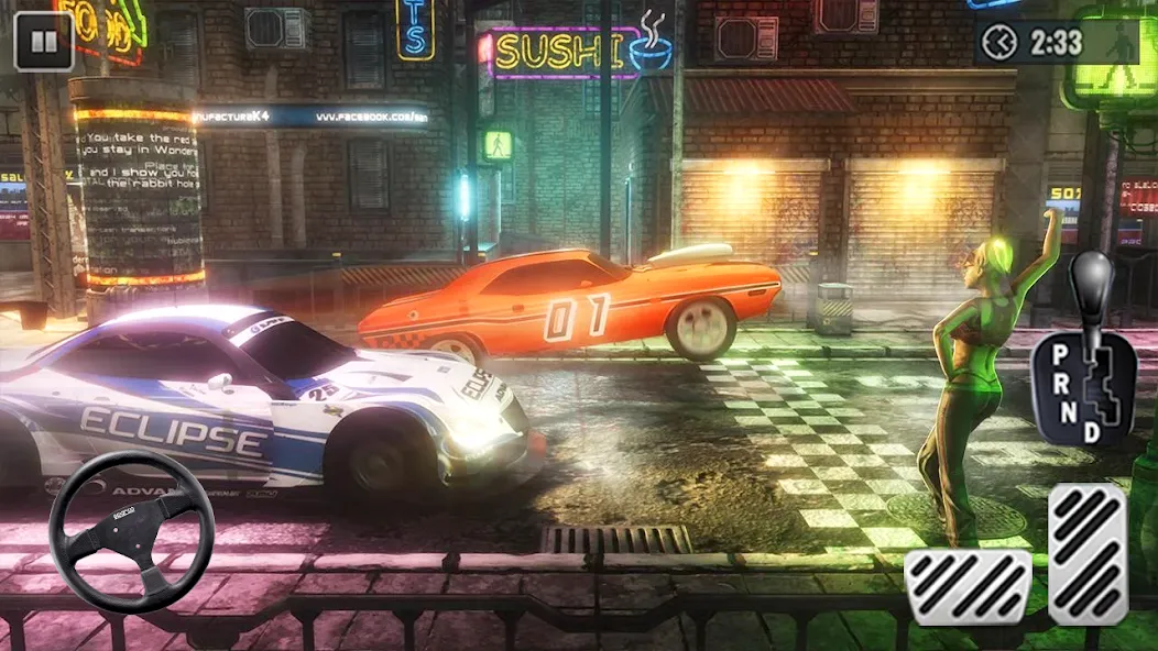 Extreme Car Drag Racing (Экстремальные гонки драгстеров)  [МОД Menu] Screenshot 5