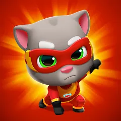 Скачать взлом Talking Tom Hero Dash  [МОД Unlimited Money] на Андроид