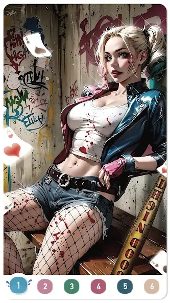 Clown Color, Paint by number  [МОД Меню] Screenshot 5