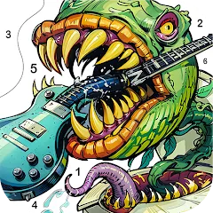 Скачать взлом Dark Fantasy Coloring Games [МОД Menu] на Андроид