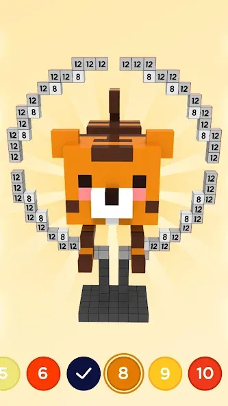 Pixel.ly 3D  [МОД Бесконечные монеты] Screenshot 4