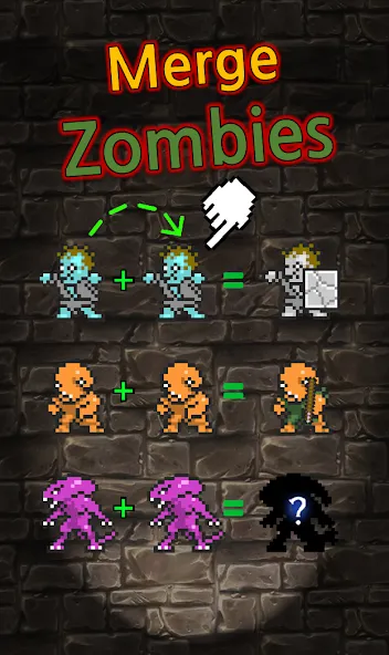 Grow Zombie VIP : Merge Zombie  [МОД Много денег] Screenshot 1