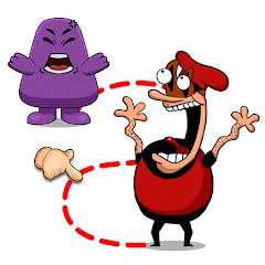 Скачать взлом Pizza Rush Race: Fighting Boss (Пицца Раш Рейс) [МОД Unlimited Money] на Андроид