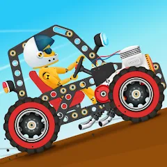 Скачать взлом Car Builder & Racing for Kids [МОД Меню] на Андроид