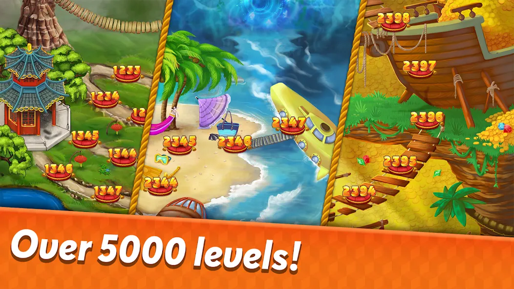 Indy Cat 2: Match 3 game  [МОД Все открыто] Screenshot 5