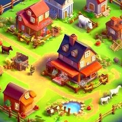 Скачать взлом Country Valley Farming Game (Парадайз Хей Фарм Айленд)  [МОД Mega Pack] на Андроид