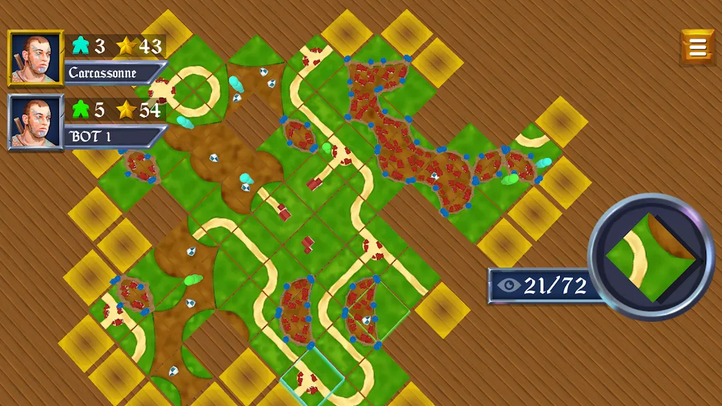 War of Carcassonne board Games (Каркассон)  [МОД Mega Pack] Screenshot 1