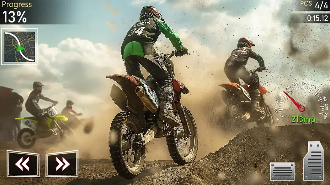 Motocross MX Dirt Bike Games  [МОД Mega Pack] Screenshot 5