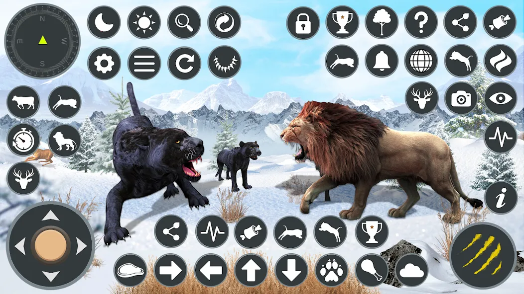 Wild Black Panther Games  [МОД Меню] Screenshot 2