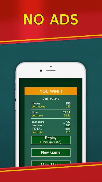 Classic Solitaire Klondike  [МОД Все открыто] Screenshot 3