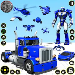 Скачать взлом Truck Game - Car Robot Games  [МОД Все открыто] на Андроид