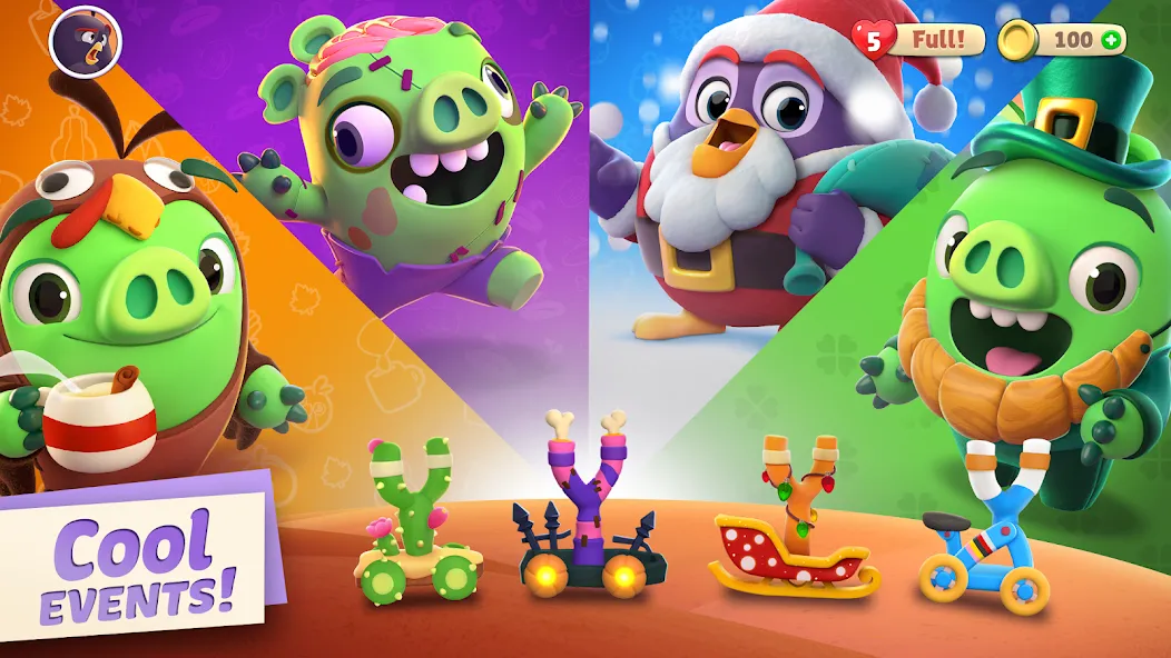 Angry Birds Journey (Энгри Бердс Джорни)  [МОД Mega Pack] Screenshot 3