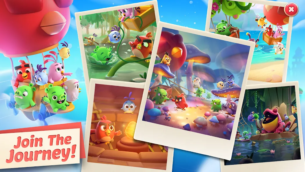 Angry Birds Journey (Энгри Бердс Джорни)  [МОД Mega Pack] Screenshot 5