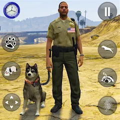 Скачать взлом Toby Police Dog Sim: Dogs Game [МОД Много денег] на Андроид