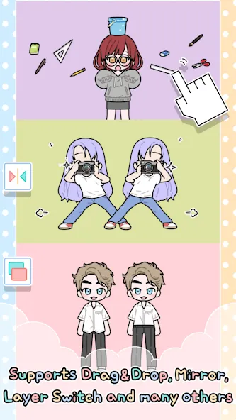 Pastel Friends : Dress Up Game  [МОД Бесконечные деньги] Screenshot 3