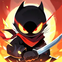 Скачать взлом Ninja Cat - Idle Arena (Крейзи Ниндзя Кэт) [МОД Mega Pack] на Андроид