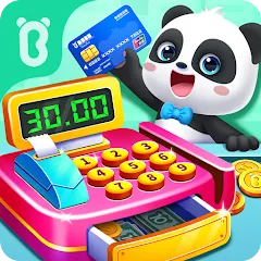 Скачать взлом Baby Panda's Supermarket [МОД Много монет] на Андроид